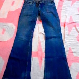 Citizens of humanity Ingrid 002 stretch low rise flare distressed denim jeans 26